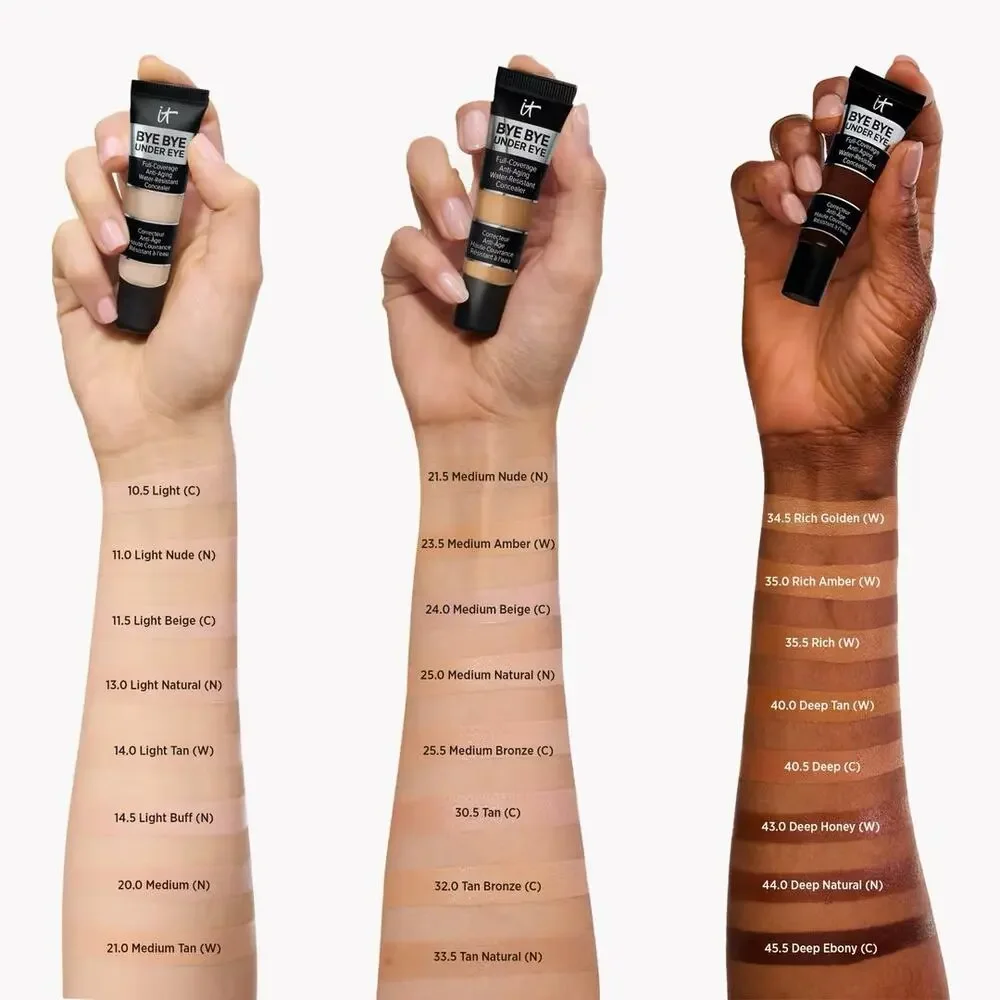 IT Cosmetics Bye Bye Under Eye Concealer 45.5 Deep Ebony